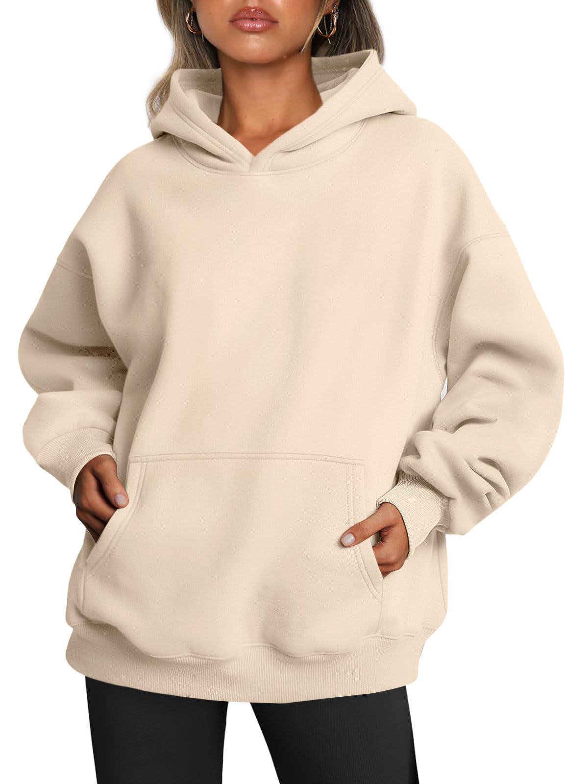 Oversize Kapuzenpullover aus weicher Baumwolle für Damen | COZYWEAR™