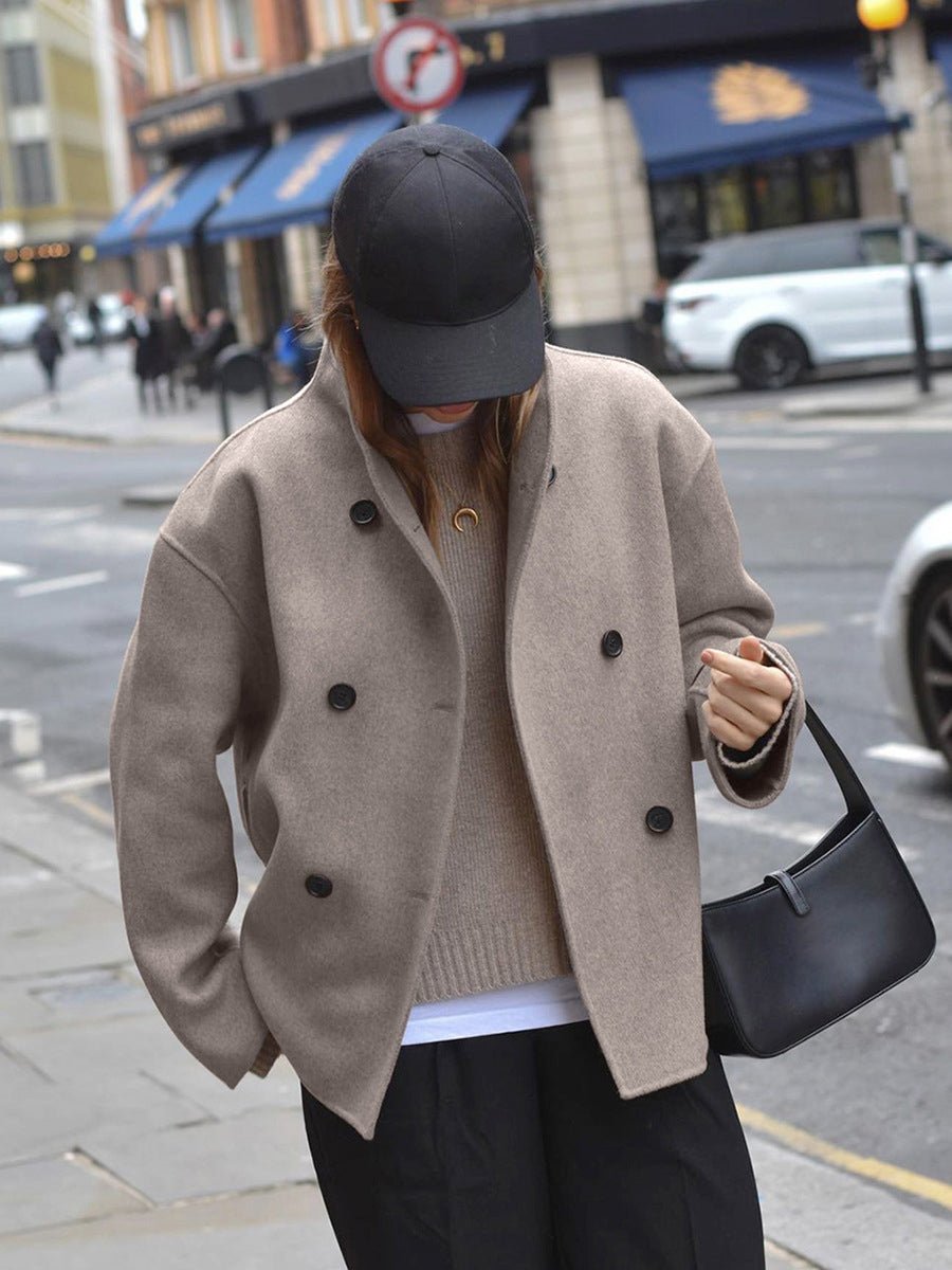Kurze Jacke mit Stehkragen für Damen | CITYGLAM™