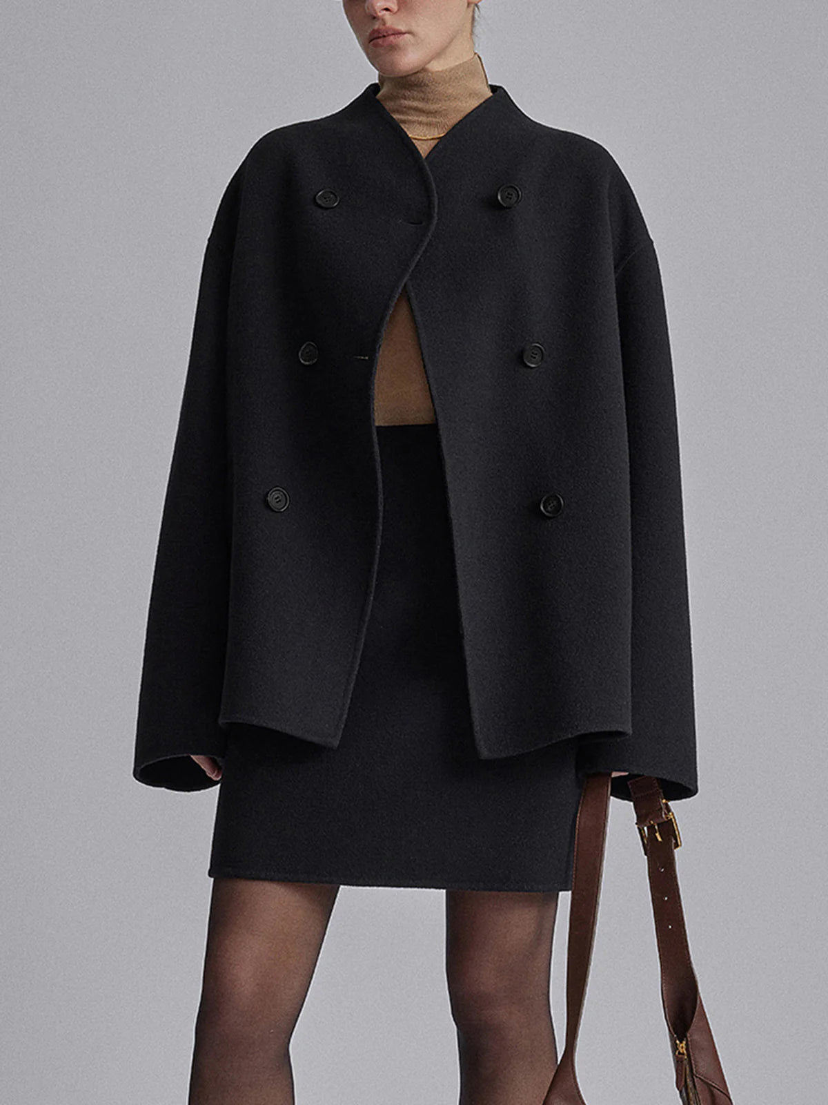 Kurze Jacke mit Stehkragen für Damen | CITYGLAM™