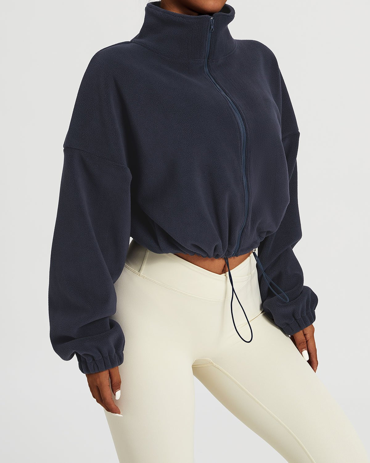 Crop-Top-Jacke mit Reißverschluss für Damen | ERYNA