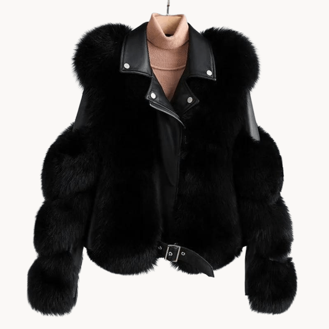 Jacke aus Kunstleder & Kunstpelz Damen | BRIANNA