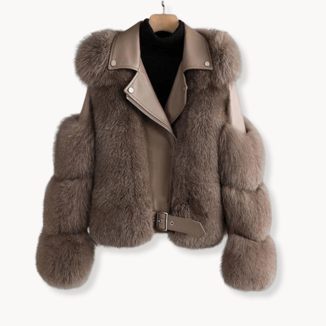 Jacke aus Kunstleder & Kunstpelz Damen | BRIANNA