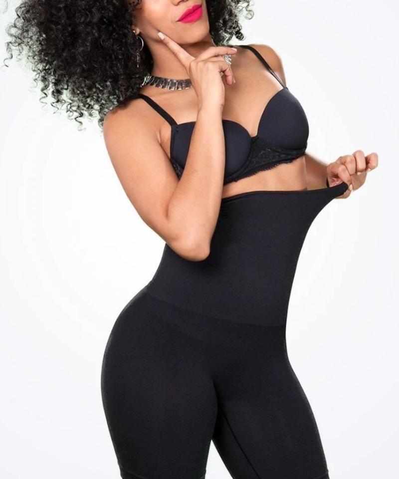 Shorty Confortable Taille Haute Femme Noir